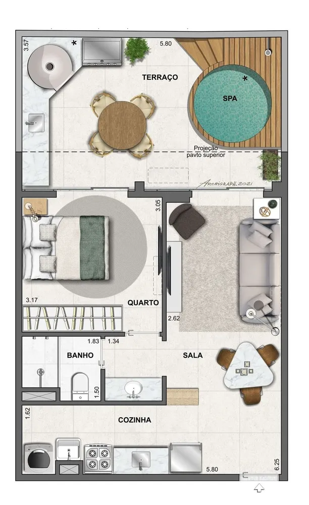 Cobertura, 2 quartos, 125 m² - Foto 19
