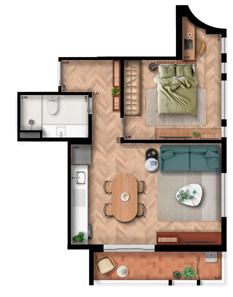 Apartamento, 1 quarto, 79 m² - Foto 27