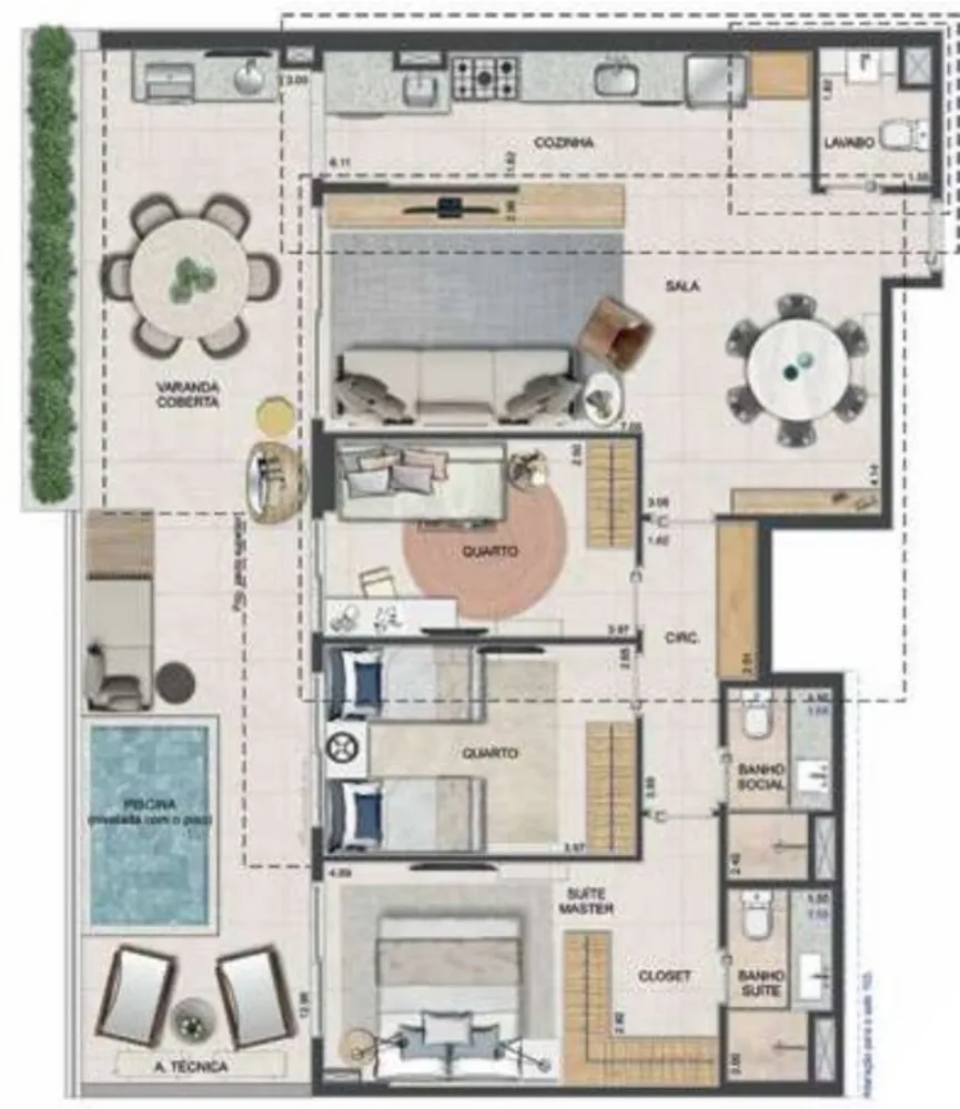 Apartamento, 2 quartos, 77 m² - Foto 26