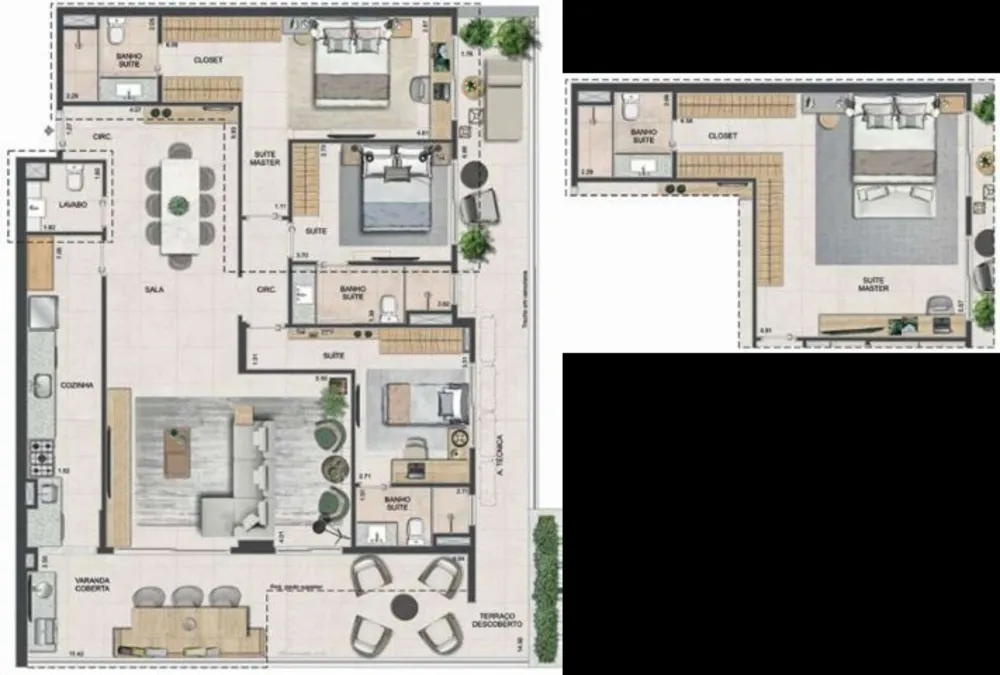 Apartamento, 2 quartos, 77 m² - Foto 29