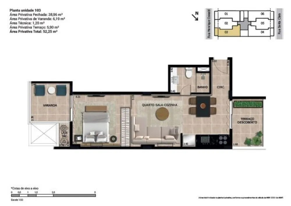 Cobertura, 1 quarto, 91 m² - Foto 14