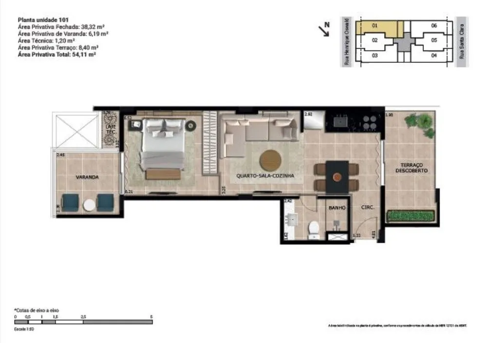 Cobertura, 1 quarto, 91 m² - Foto 16