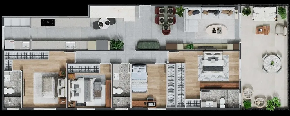 Cobertura, 3 quartos, 204 m² - Foto 24