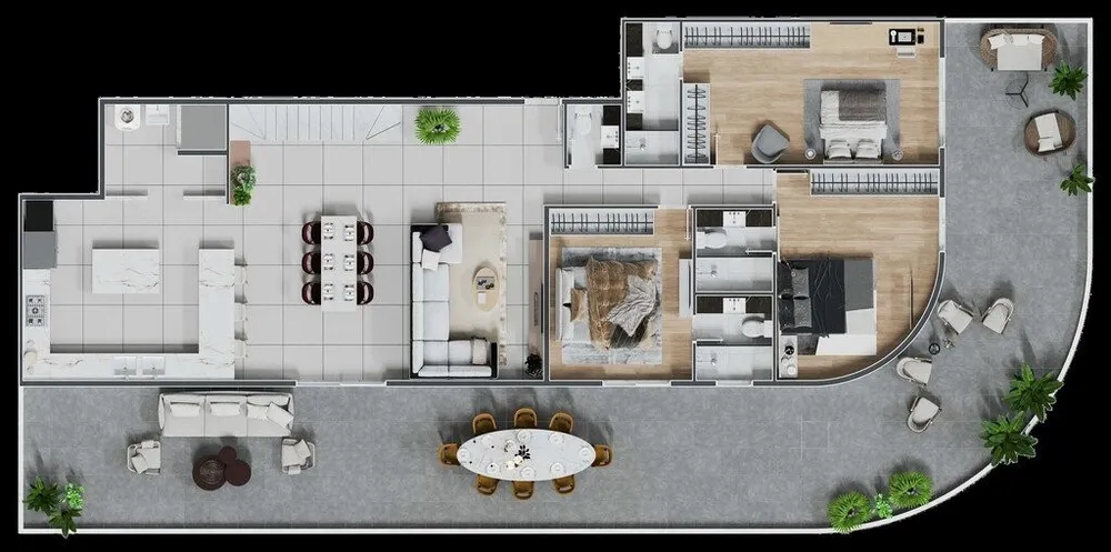 Cobertura, 3 quartos, 204 m² - Foto 26