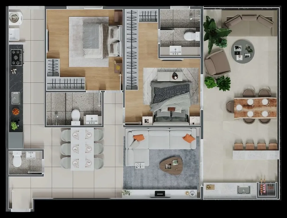 Cobertura, 3 quartos, 204 m² - Foto 19