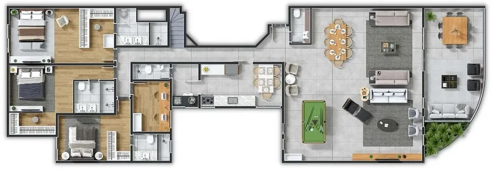 Cobertura, 3 quartos, 200 m² - Foto 23