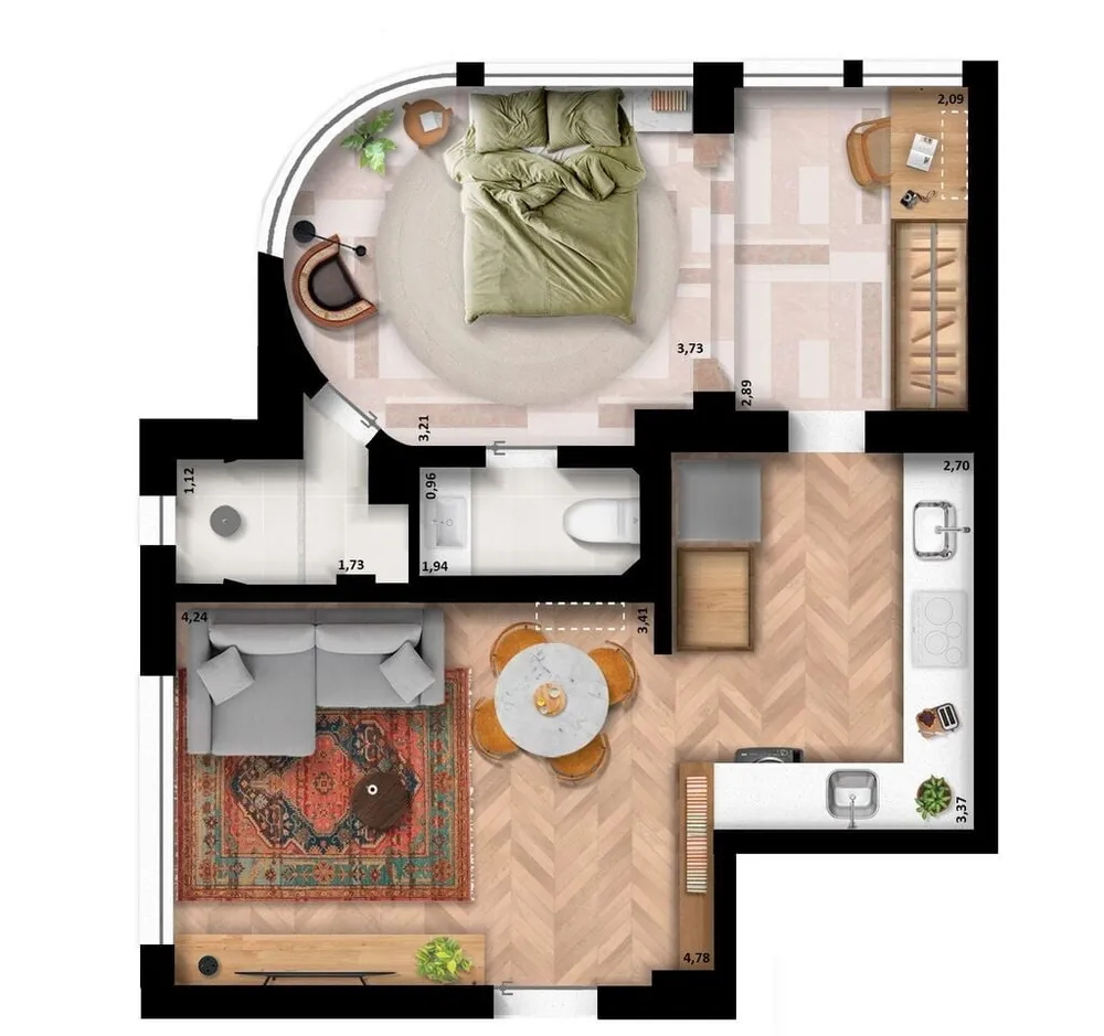 Cobertura, 1 quarto, 64 m² - Foto 26