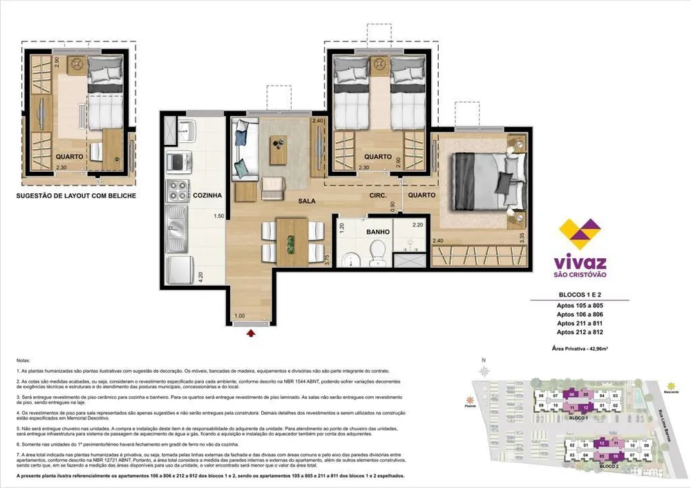 Apartamento, 2 quartos, 42 m² - Foto 21
