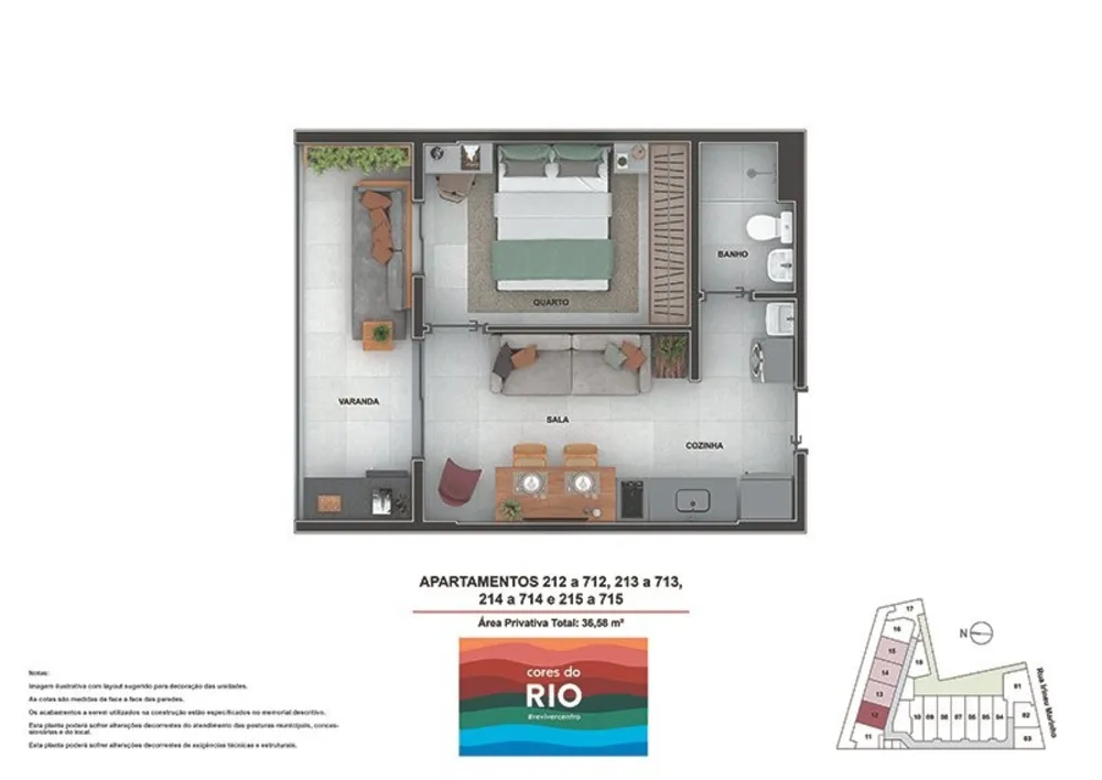 Flat/Apart Hotel, 1 quarto, 35 m² - Foto 27