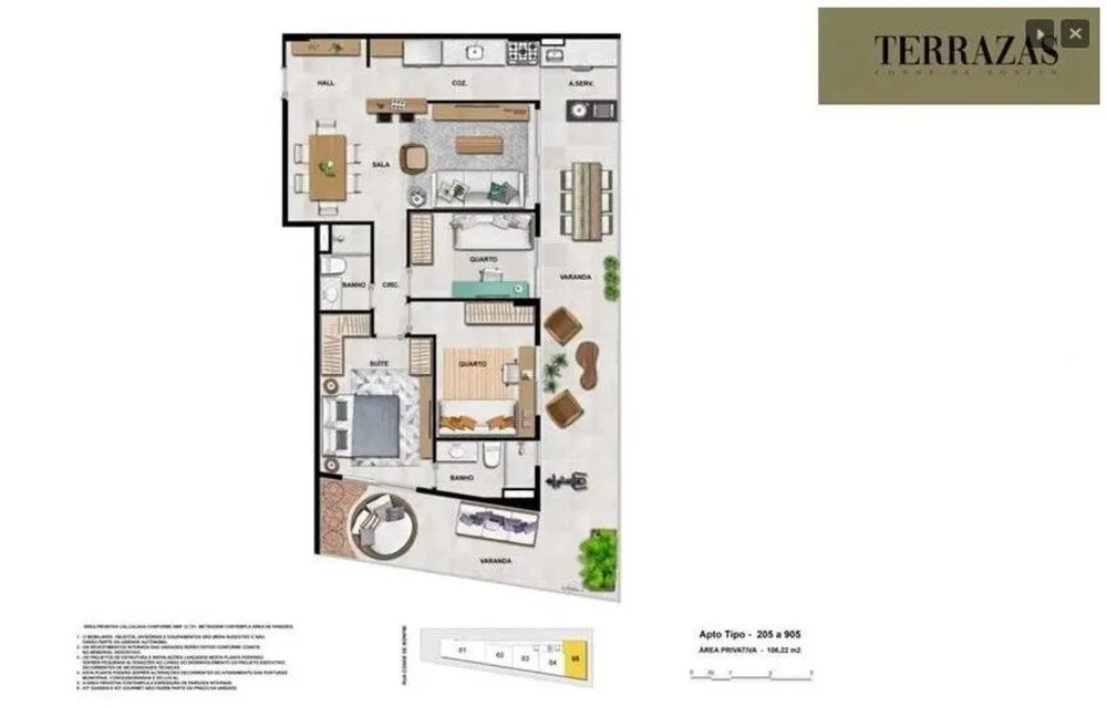 Apartamento, 3 quartos, 106 m² - Foto 22