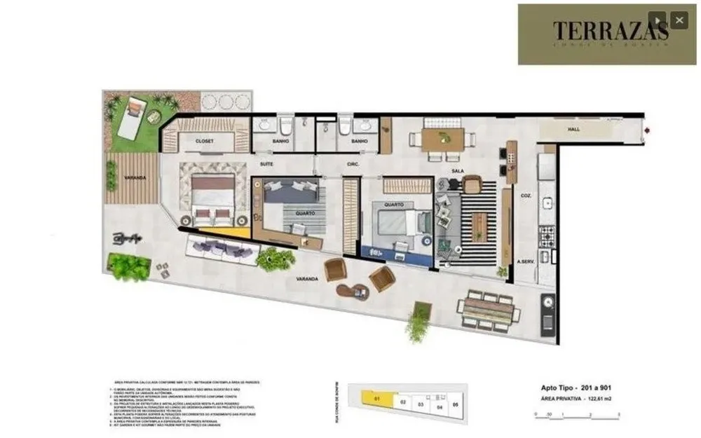 Apartamento, 3 quartos, 106 m² - Foto 23