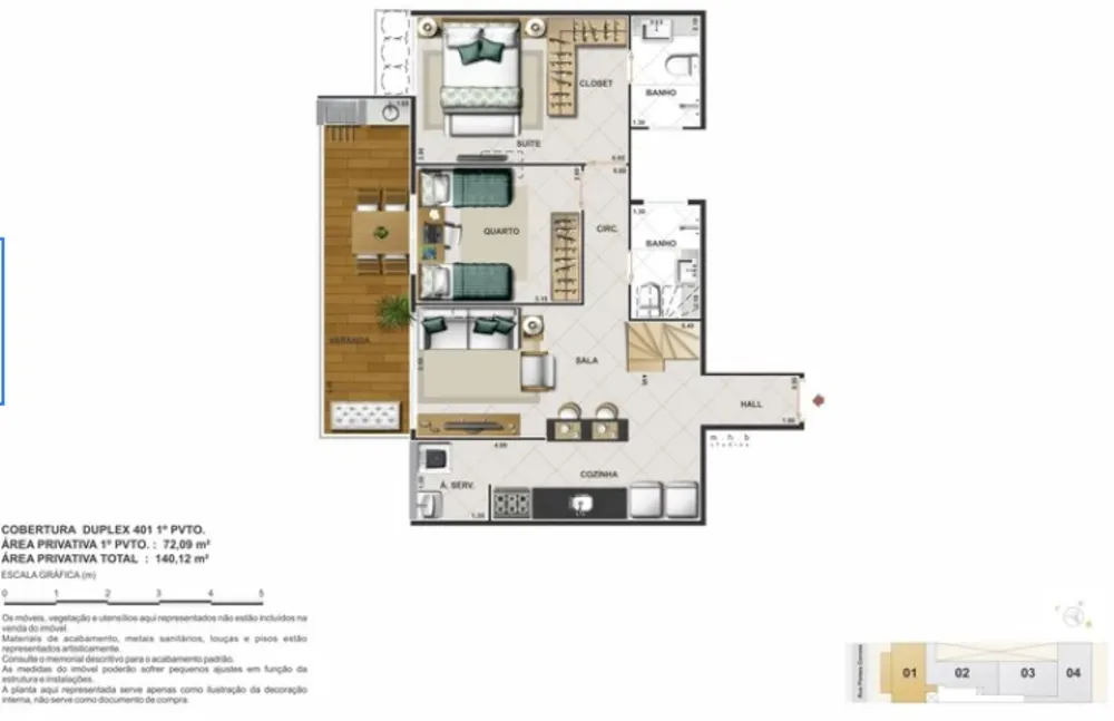 Apartamento, 2 quartos, 61 m² - Foto 15