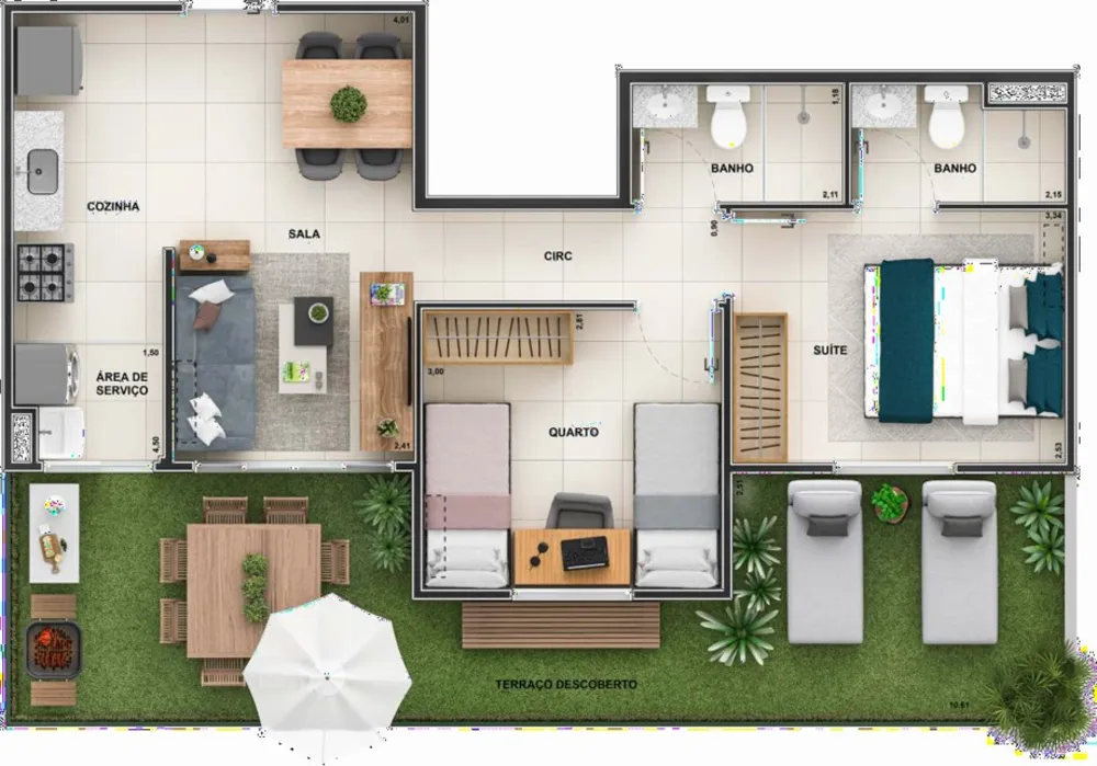 Apartamento, 2 quartos, 47 m² - Foto 18