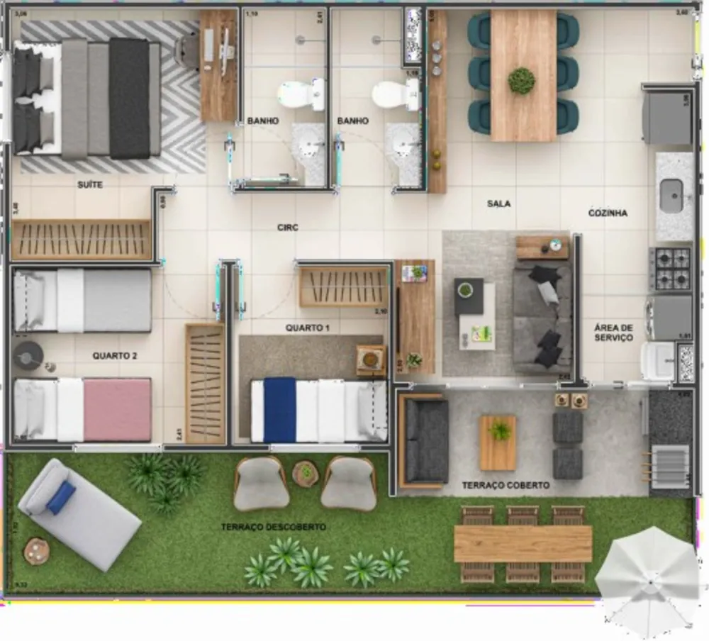 Apartamento, 2 quartos, 47 m² - Foto 16