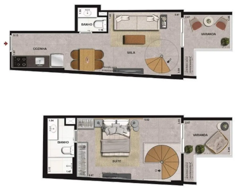 Cobertura, 1 quarto, 71 m² - Foto 20