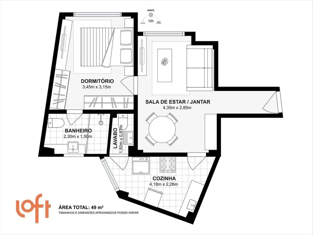 Apartamento, 1 quarto, 43 m² - Foto 27