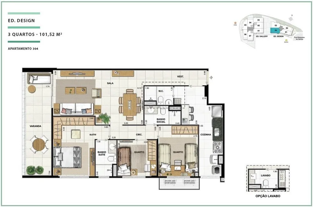Cobertura, 4 quartos, 204 m² - Foto 26