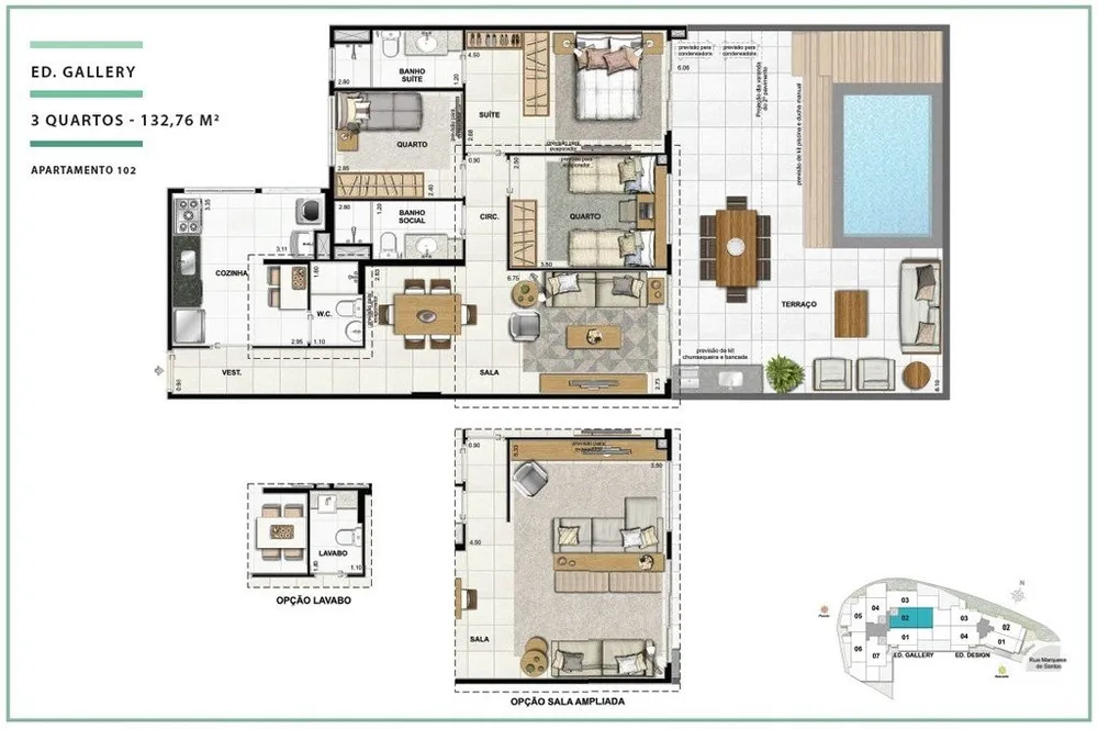 Cobertura, 4 quartos, 204 m² - Foto 31