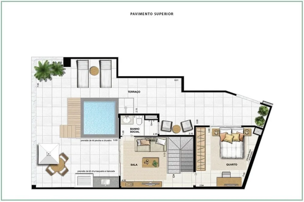 Cobertura, 4 quartos, 204 m² - Foto 40
