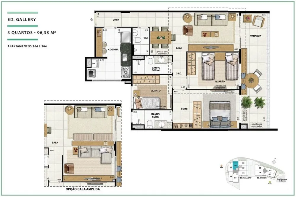 Cobertura, 4 quartos, 204 m² - Foto 24