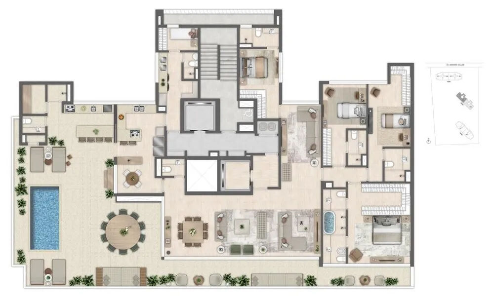 Apartamento, 4 quartos, 175 m² - Foto 75