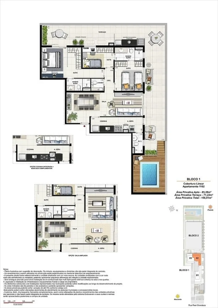Cobertura, 3 quartos, 148 m² - Foto 33