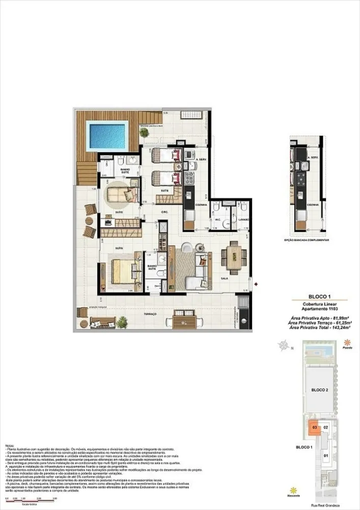 Cobertura, 3 quartos, 148 m² - Foto 35