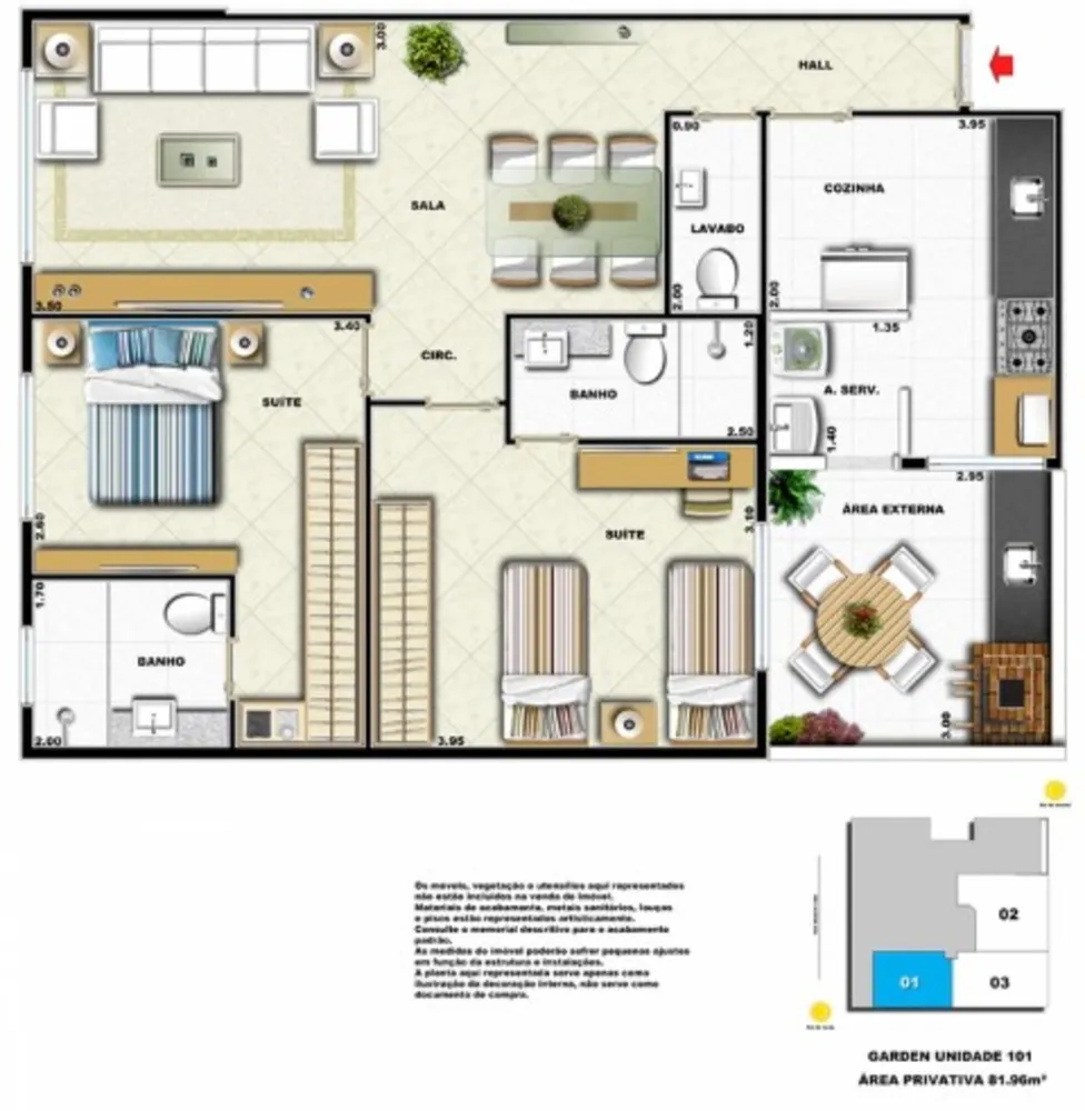 Apartamento, 2 quartos, 81 m² - Foto 13
