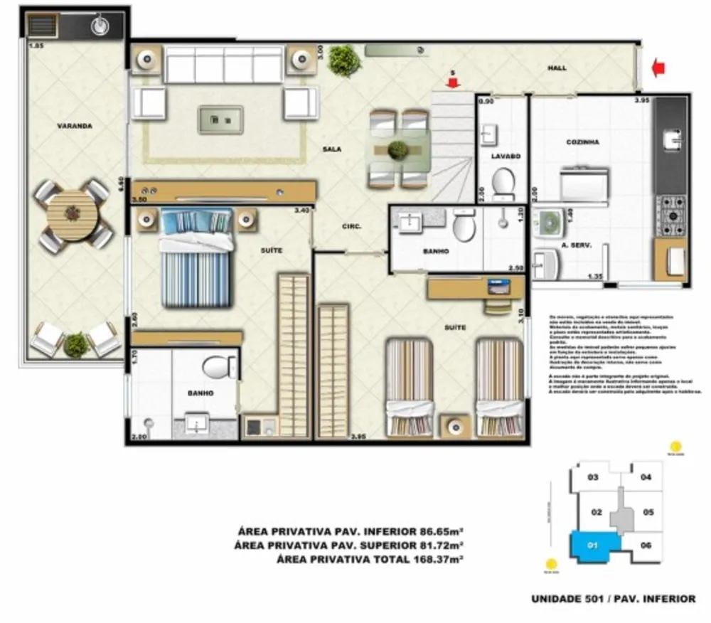 Apartamento, 2 quartos, 81 m² - Foto 22