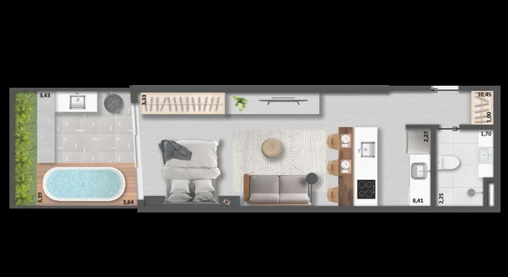 Cobertura, 1 quarto, 43 m² - Foto 20