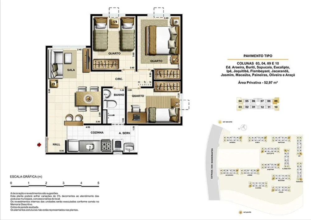 Apartamento, 2 quartos, 43 m² - Foto 11