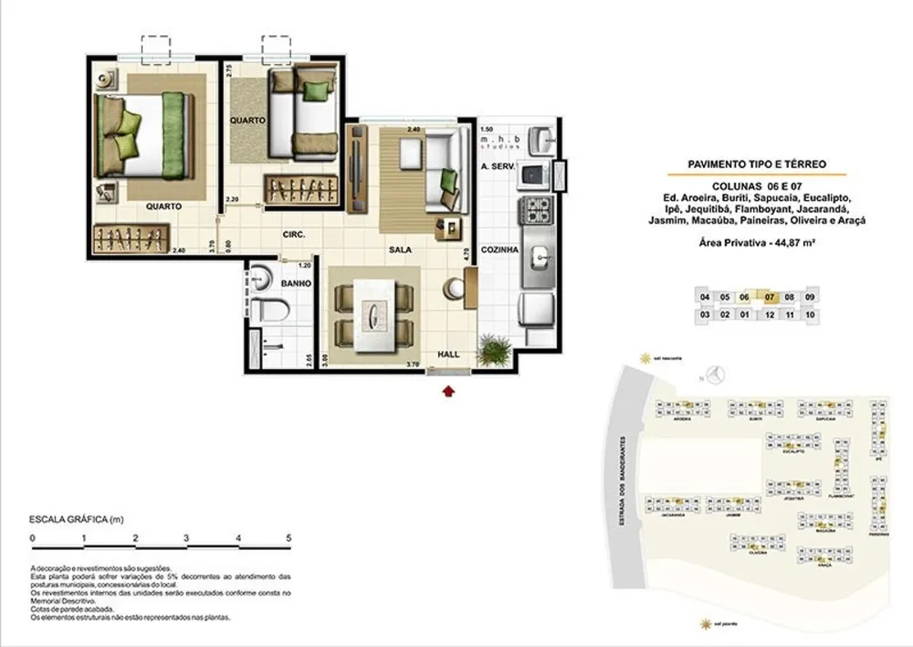 Apartamento, 3 quartos, 52 m² - Foto 10