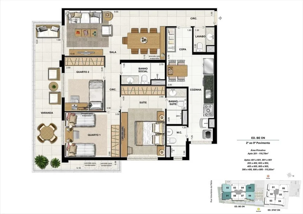 Apartamento, 3 quartos, 112 m² - Foto 45