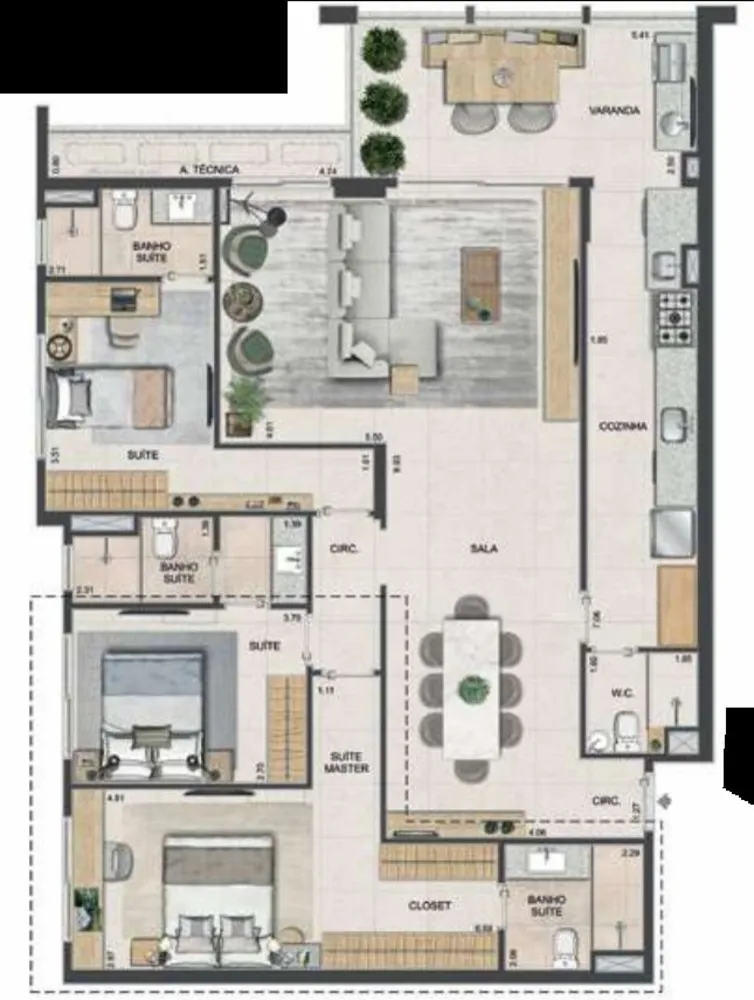 Apartamento, 2 quartos, 77 m² - Foto 25
