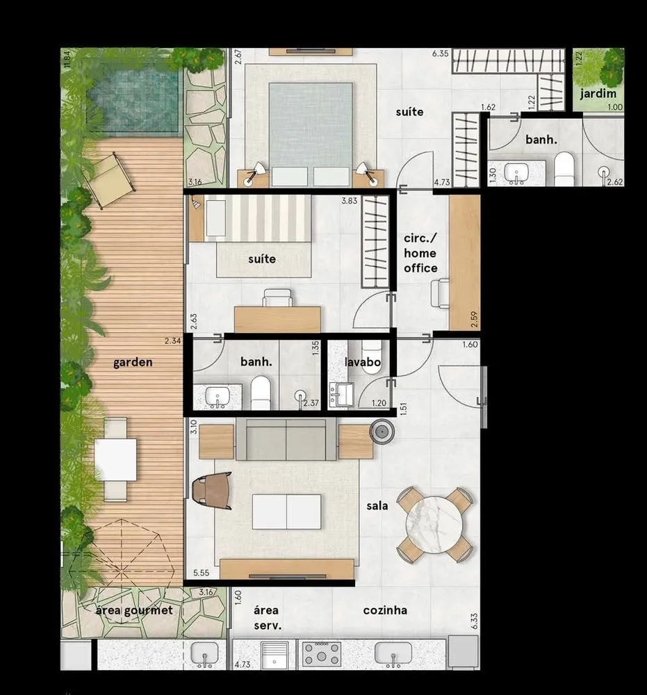 Apartamento, 1 quarto, 39 m² - Foto 26