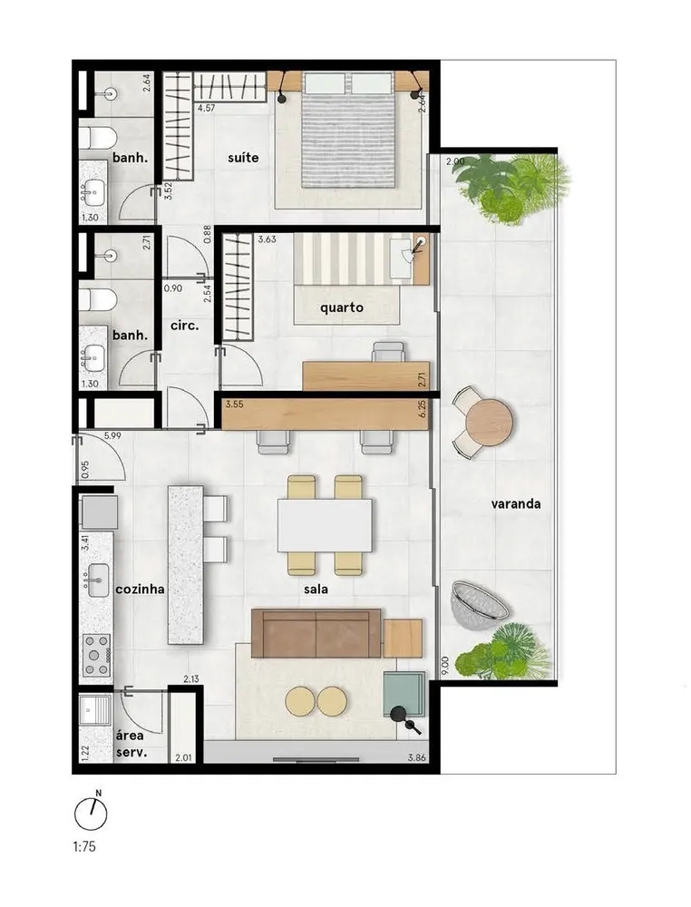 Apartamento, 1 quarto, 39 m² - Foto 25