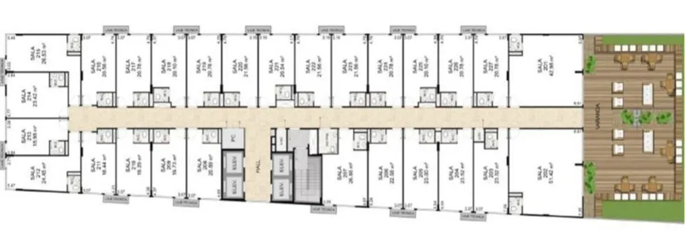 Sala-Conjunto, 25 m² - Foto 9