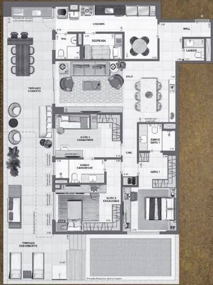 Apartamento, 3 quartos, 245 m² - Foto 46