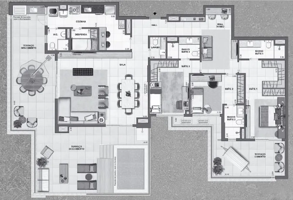 Apartamento, 3 quartos, 245 m² - Foto 53