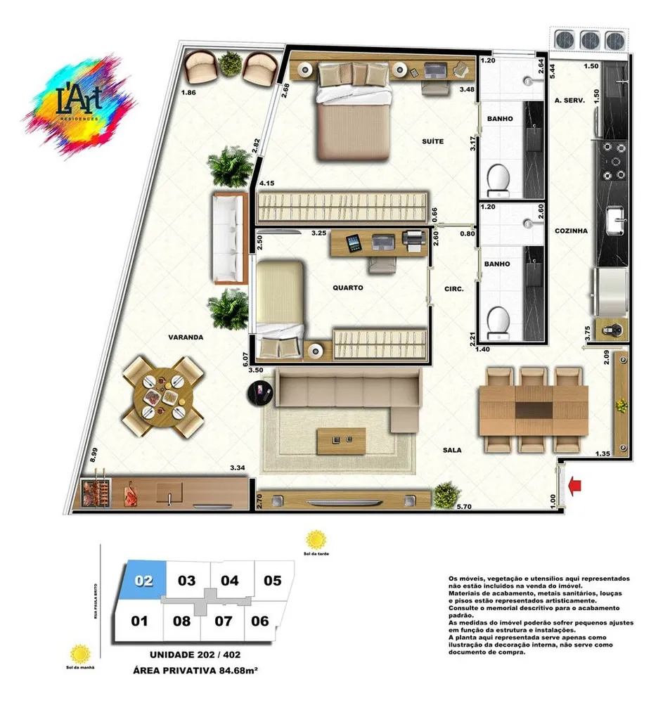 Cobertura, 2 quartos, 140 m² - Foto 21