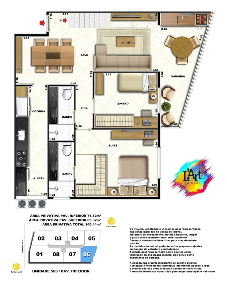 Cobertura, 2 quartos, 140 m² - Foto 27