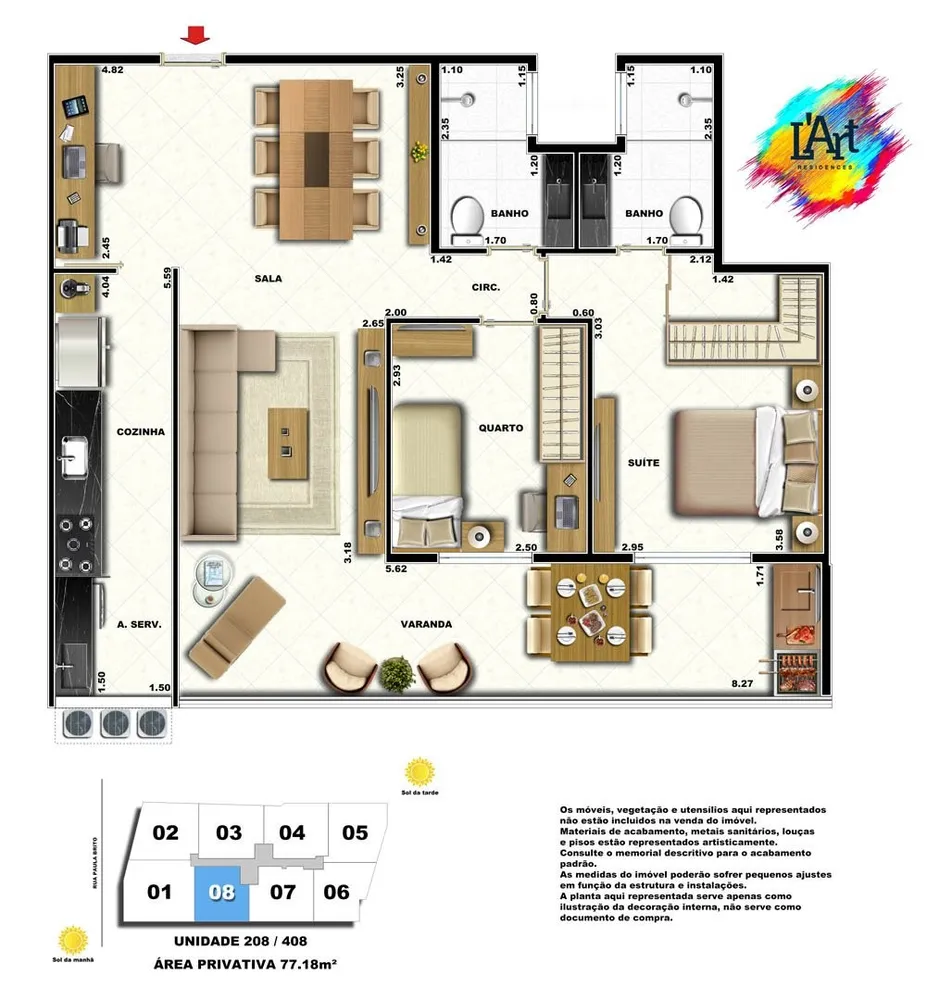 Cobertura, 2 quartos, 140 m² - Foto 20