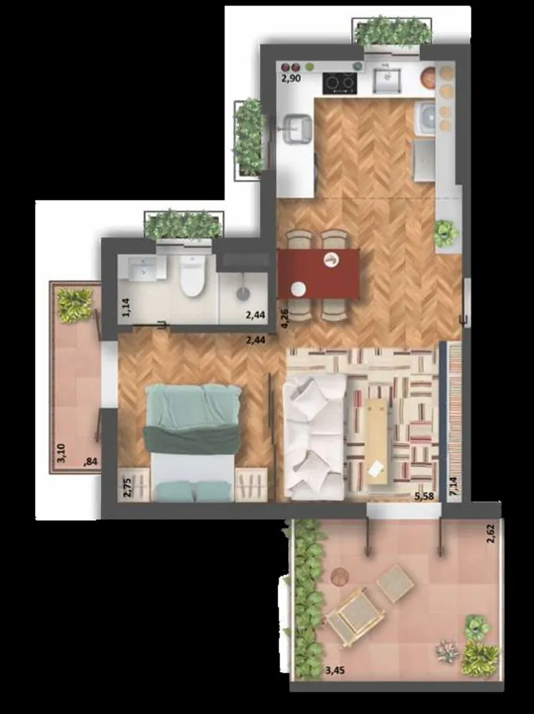 Cobertura, 2 quartos, 90 m² - Foto 22