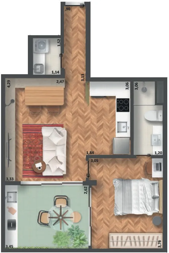 Cobertura, 2 quartos, 90 m² - Foto 17