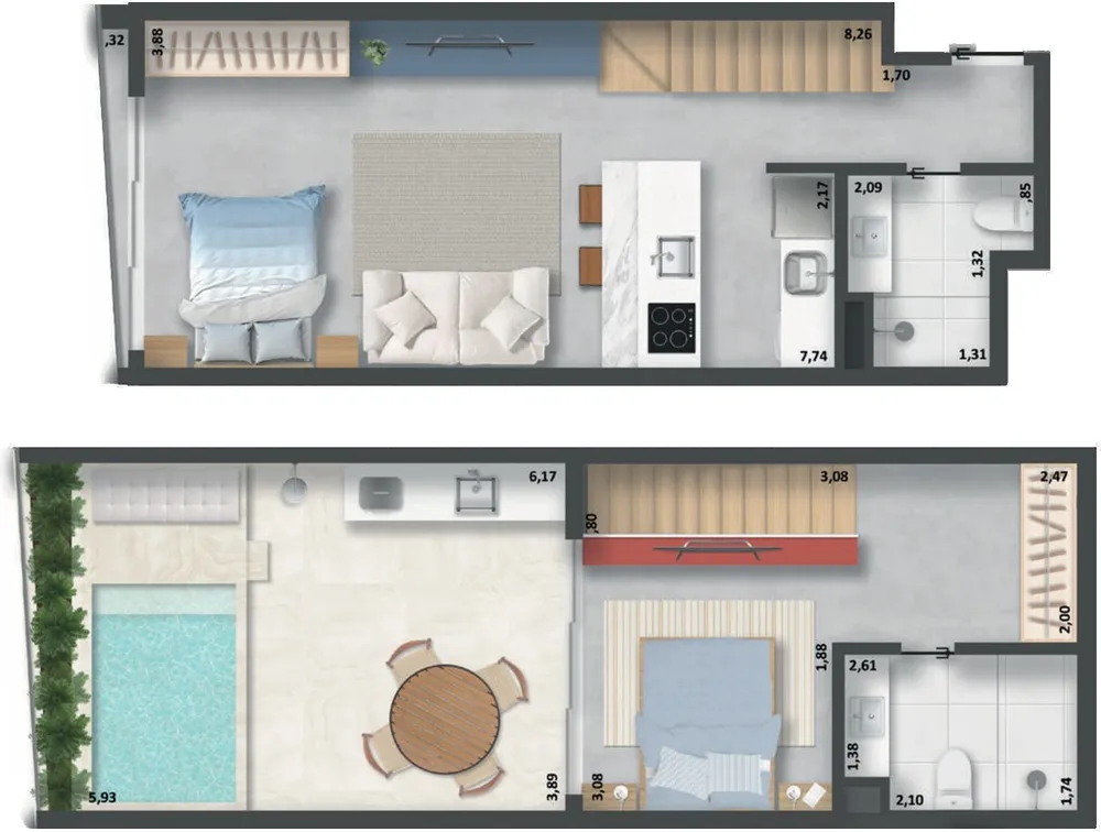 Cobertura, 2 quartos, 90 m² - Foto 26