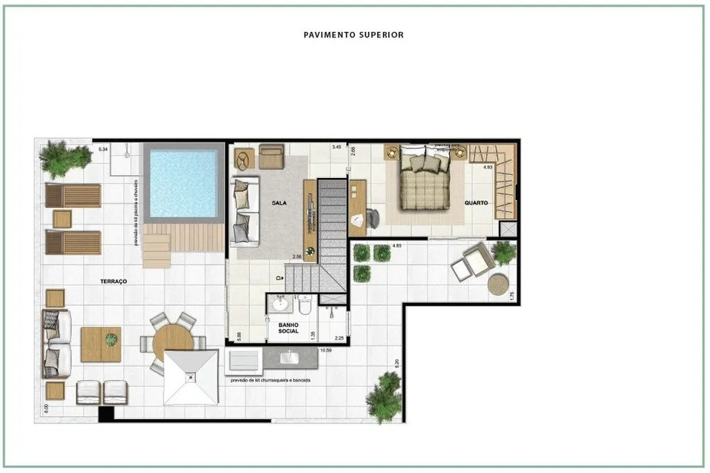 Cobertura, 4 quartos, 219 m² - Foto 42