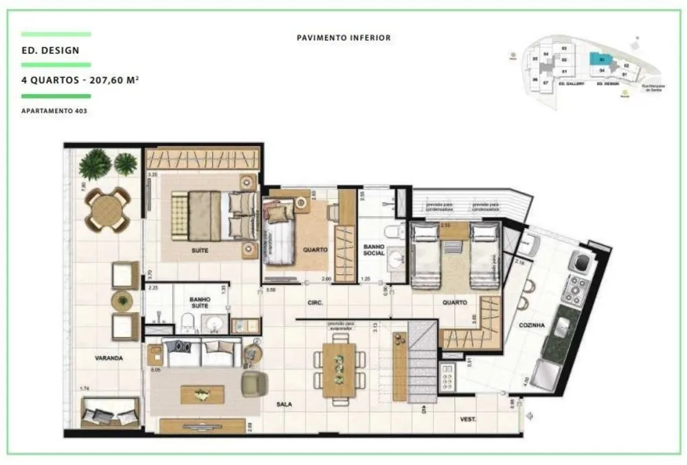 Cobertura, 4 quartos, 219 m² - Foto 39
