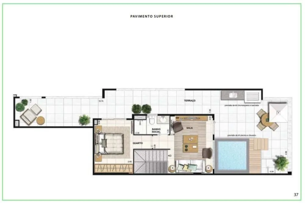 Cobertura, 4 quartos, 219 m² - Foto 43