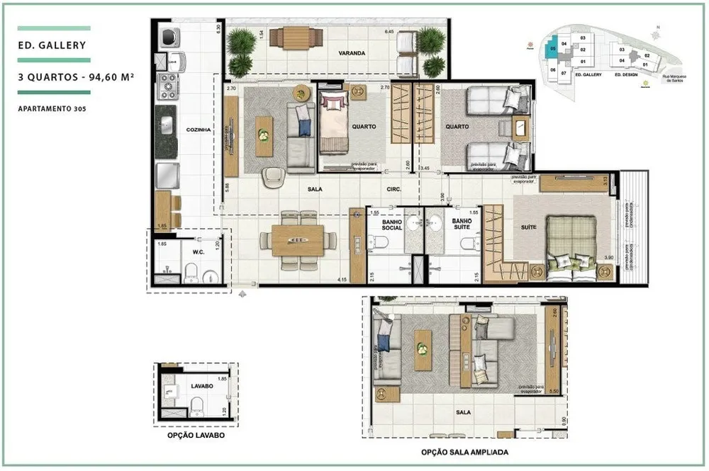 Cobertura, 4 quartos, 219 m² - Foto 23