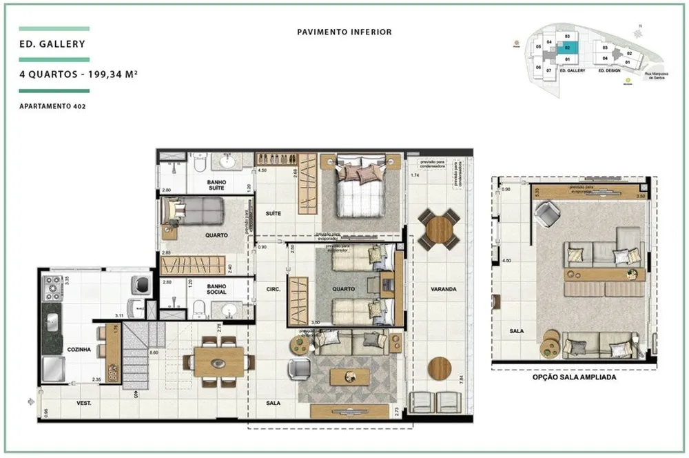 Cobertura, 4 quartos, 219 m² - Foto 17